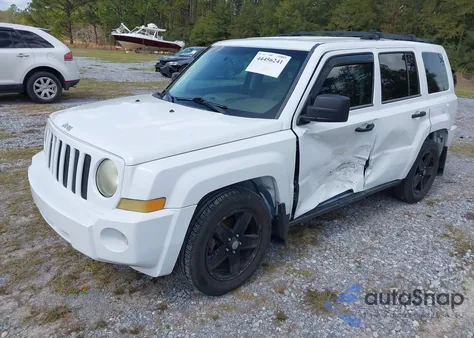2008 Jeep Patriot Sport из США, поврежденный, VIN 1J8FT28W68D747153